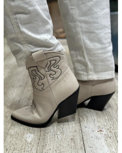Stivale Texano India GISEL MOIRE'