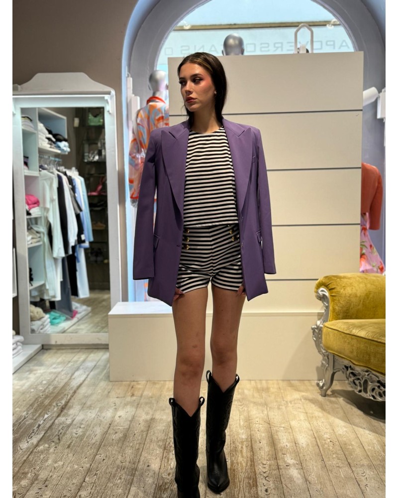 Giacca Monopetto Viola GAELLE PARIS