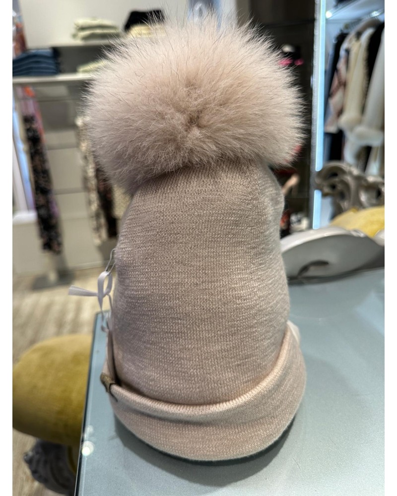 Cuffia Ponpon Volpe REGINA