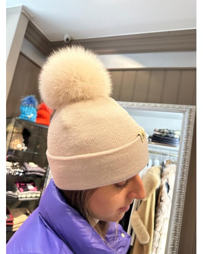 Cuffia Ponpon Volpe REGINA