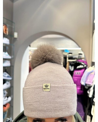 Cuffia Ponpon Volpe REGINA