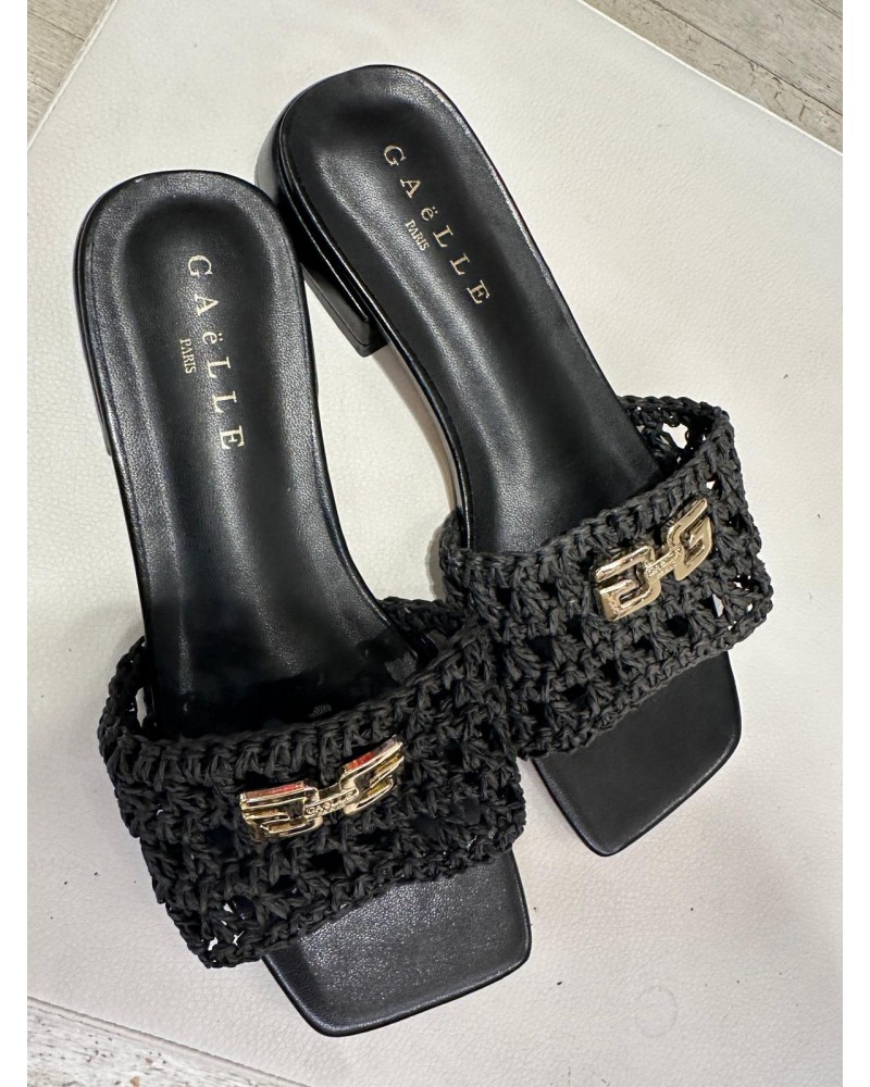 Ciabatta Raffia GAELLE PARIS