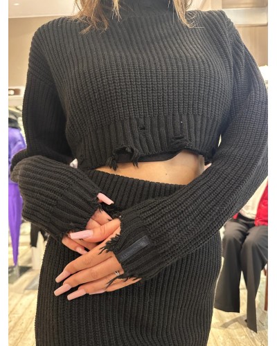 Maglia Crop Rotture HINNOMINATE