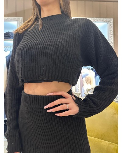 Maglia Crop Rotture HINNOMINATE