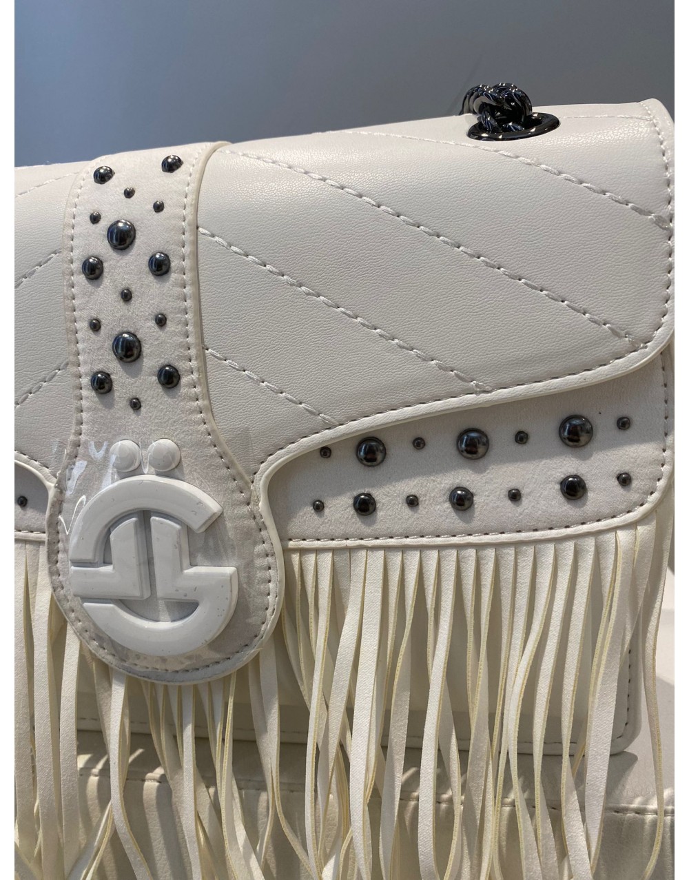 Borsa Media con Frange GAELLE PARIS