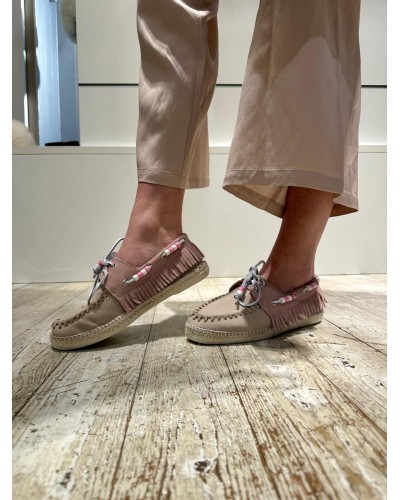 Scarpa Nautico Frange Bicolor LAGOA