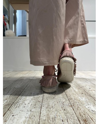 Scarpa Nautico Frange Bicolor LAGOA