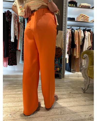 Pantalone Dritto in Raso GAELLE PARIS