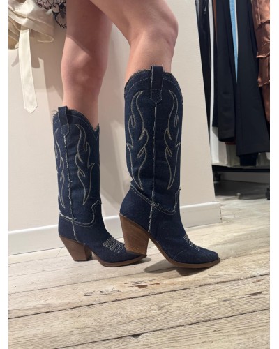 Texano Corazon in Jeans GISEL MOIRE'