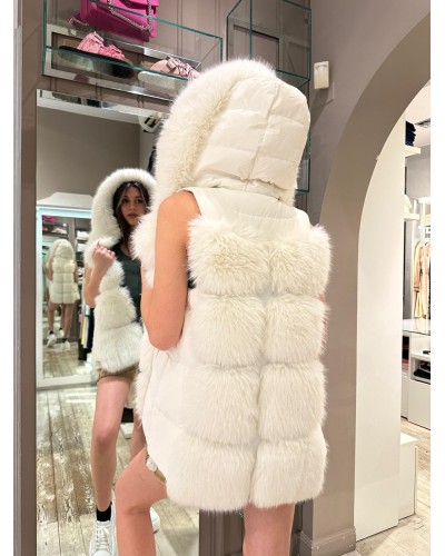 Gilet Piuma e Ecovolpe REGINA