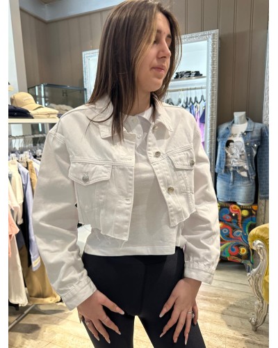 Giubbino Bull Denim Crop  HINNOMINATE