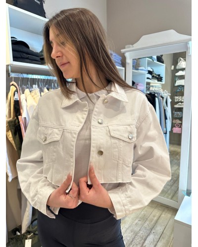 Giubbino Bull Denim Crop  HINNOMINATE