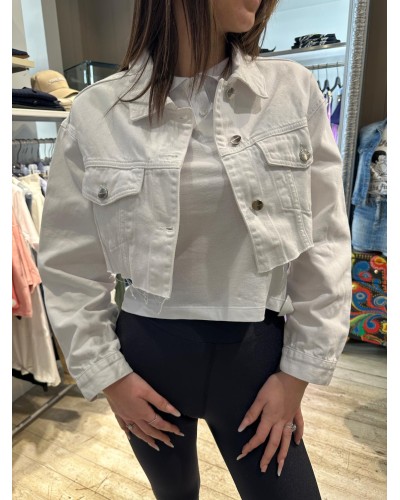 Giubbino Bull Denim Crop  HINNOMINATE