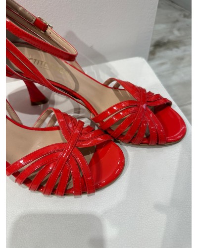 Sandalo Vernice Rosso PETITE CHERI