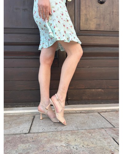 Sandalo in Vernice Nude PETITE CHERI