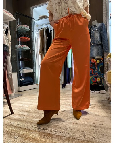 Pantalone Dritto in Raso GAELLE PARIS
