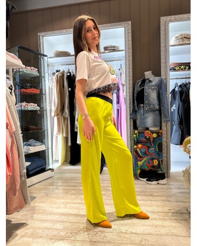 Pantalone in raso GAELLE PARIS