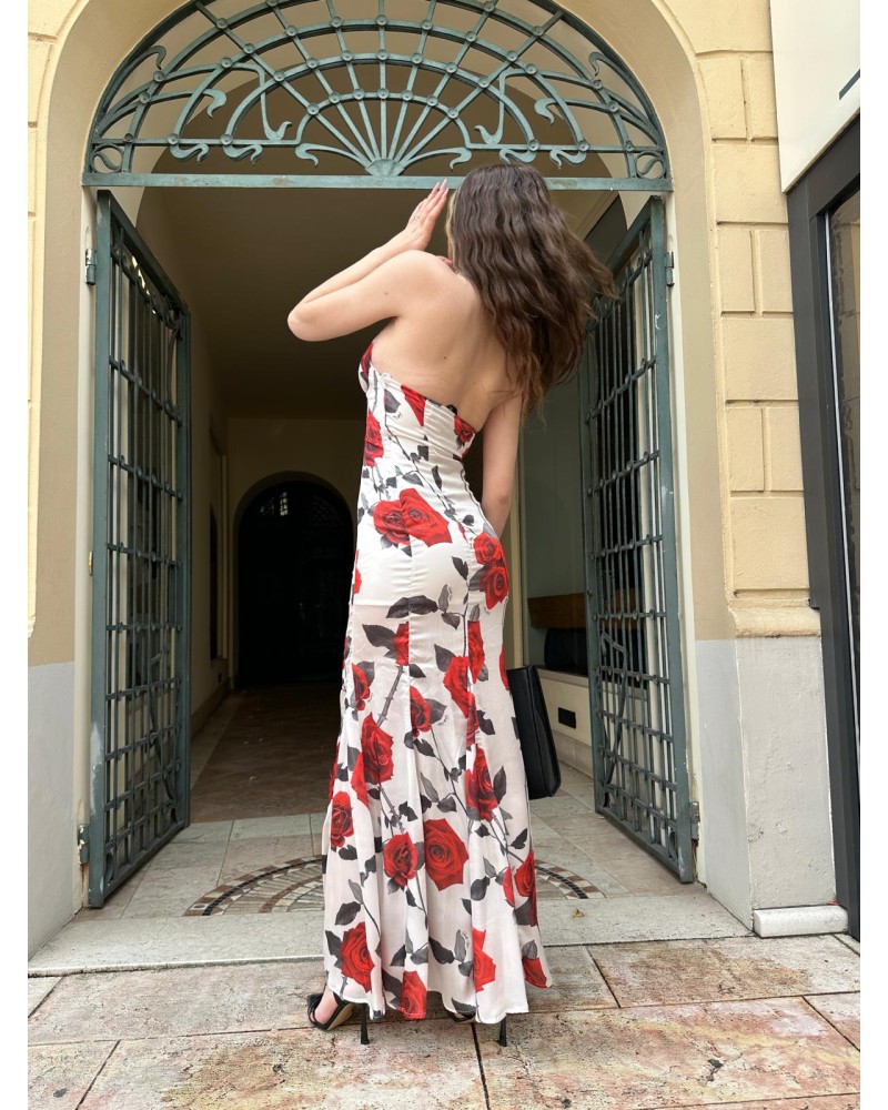 Abito Lungo con Rose GAELLE PARIS