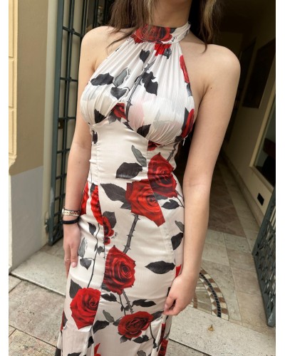 Abito Lungo con Rose GAELLE PARIS