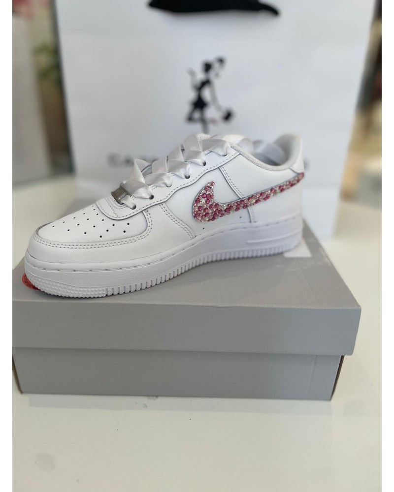 Nike Force 1 Cristalli Rosa NIKE