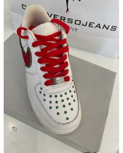 Nike Air Force 1Cristalli Rossi NIKE