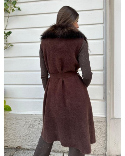 Gilet Cashmere e Volpe REGINA