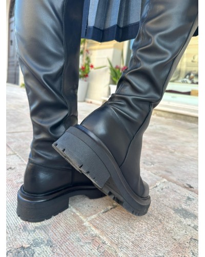 Stivale Alto Vitello e Nappa PETITE CHERI