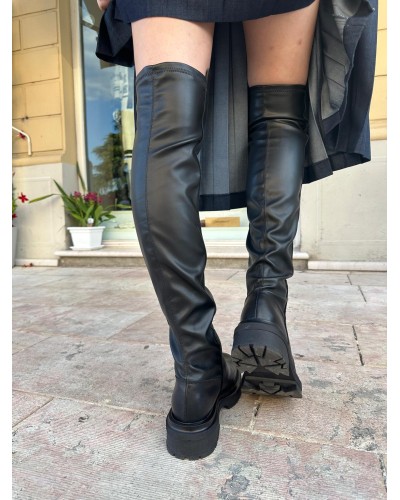 Stivale Alto Vitello e Nappa PETITE CHERI