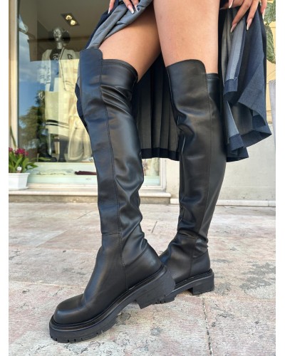 Stivale Alto Vitello e Nappa PETITE CHERI