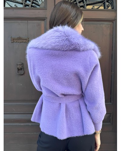 Cappotto Corto con Ecovolpe REGINA