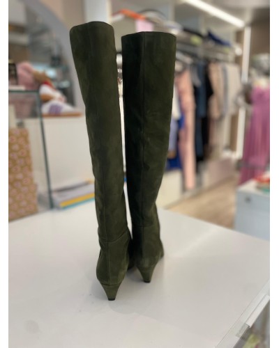 Stivale Camoscio Oliva PETITE CHERI