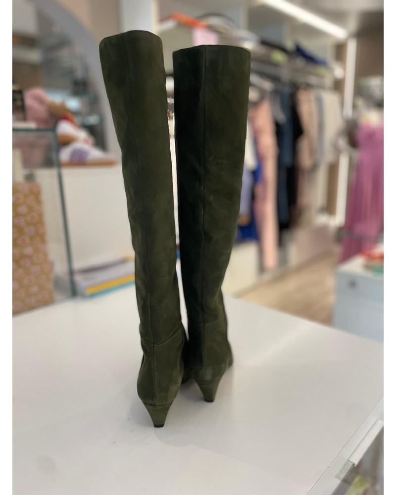 Stivale Camoscio Oliva PETITE CHERI