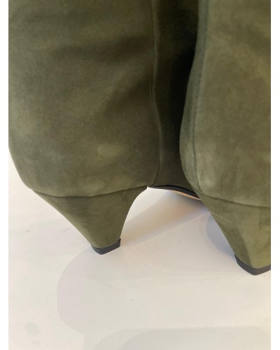 Stivale Camoscio Oliva PETITE CHERI