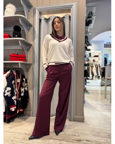 Pantalone Over in Twill con Pences HINNOMINATE