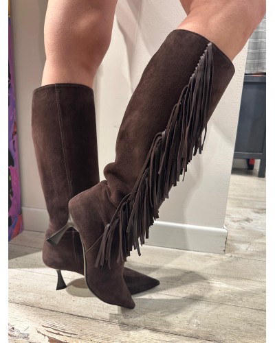 Stivale Scamosciato con Frange PETITE CHERI