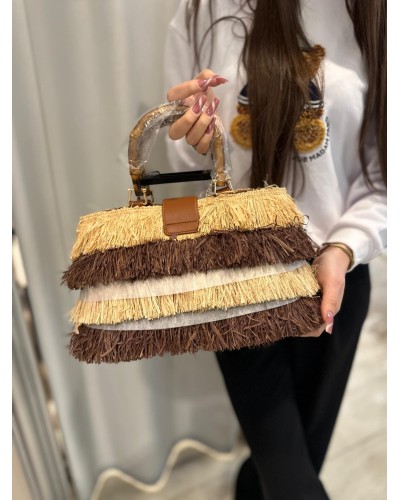 Borsa Riad Fringes RUE MADAM