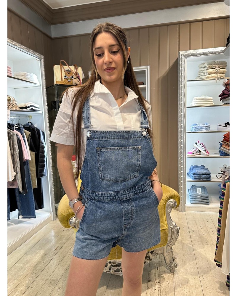 Salopette Corta in Denim HINNOMINATE