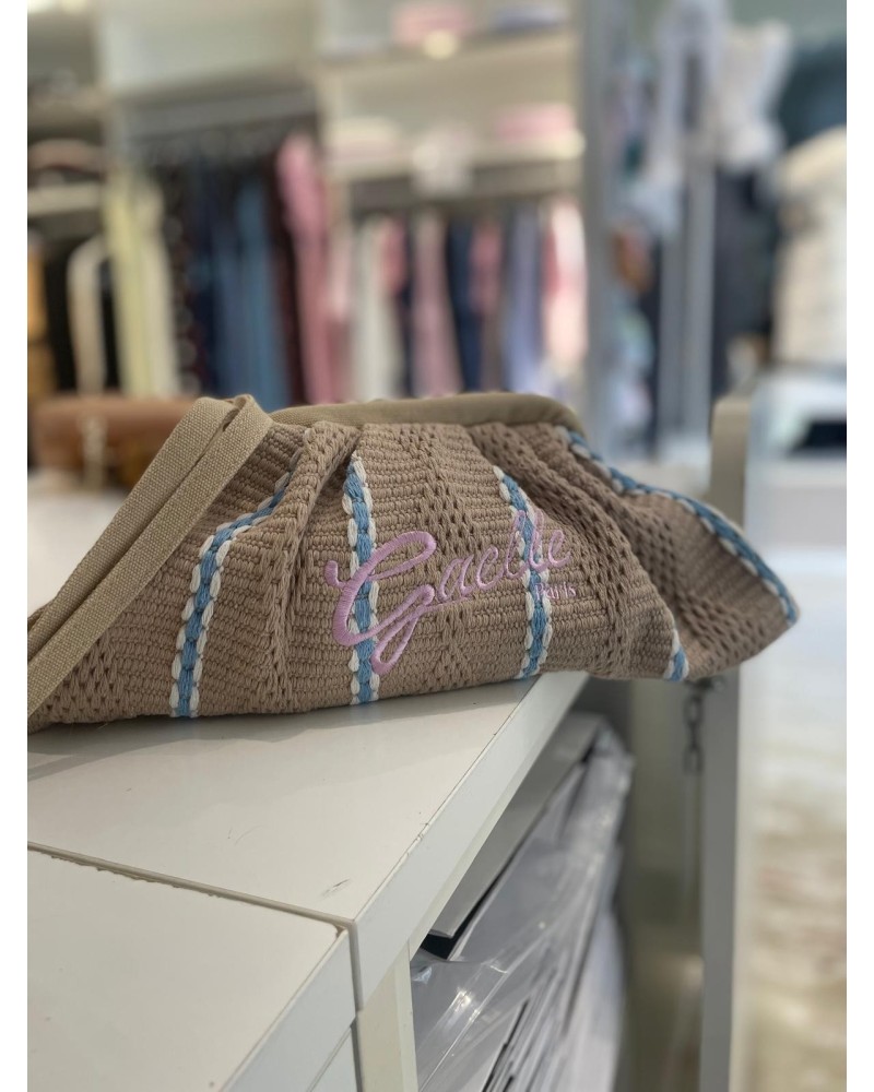 Borsa Maxi Pochette Ricamo GAELLE PARIS