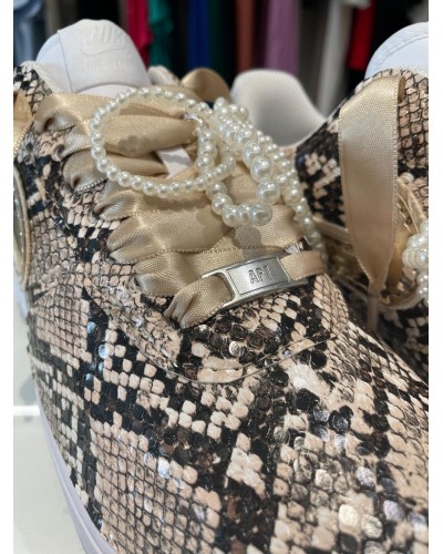 Sneakers Nike Air Force 1 Pitone Oro NIKE