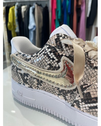 Sneakers Nike Air Force 1 Pitone Oro NIKE