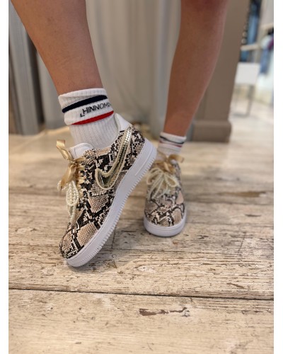 Sneakers Nike Air Force 1 Pitone Oro NIKE