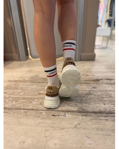 Sneakers Running Animalier GAELLE PARIS