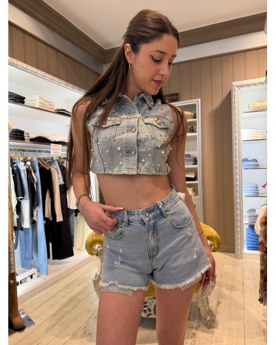 Shorts Jeans Brillantini MET