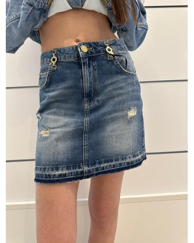 Gonna Corta Jeans GAELLE PARIS