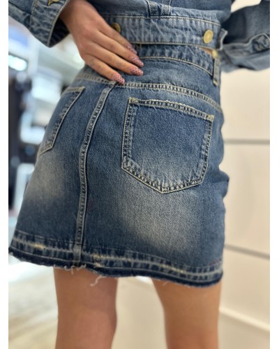 Gonna Corta Jeans GAELLE PARIS