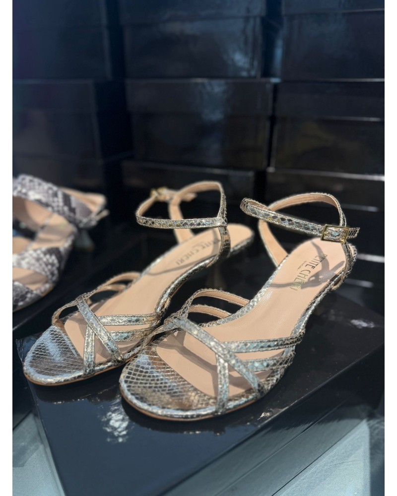 Sandalo in Vipera PETITE CHERI