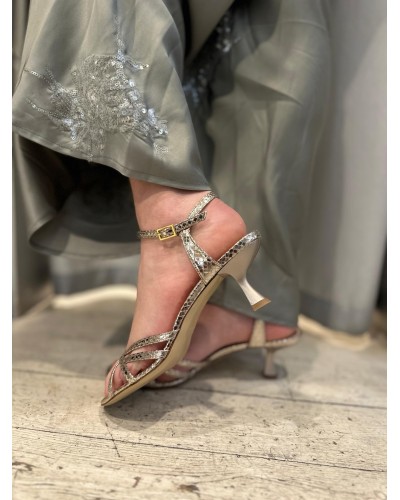 Sandalo in Vipera PETITE CHERI