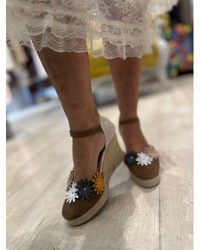 Espadrillas Melilla Cuore Flor LAGOA