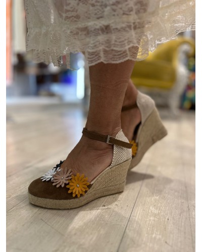 Espadrillas Melilla Cuore Flor LAGOA