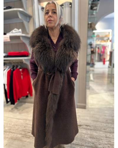 Gilet Cashmere e Volpe REGINA
